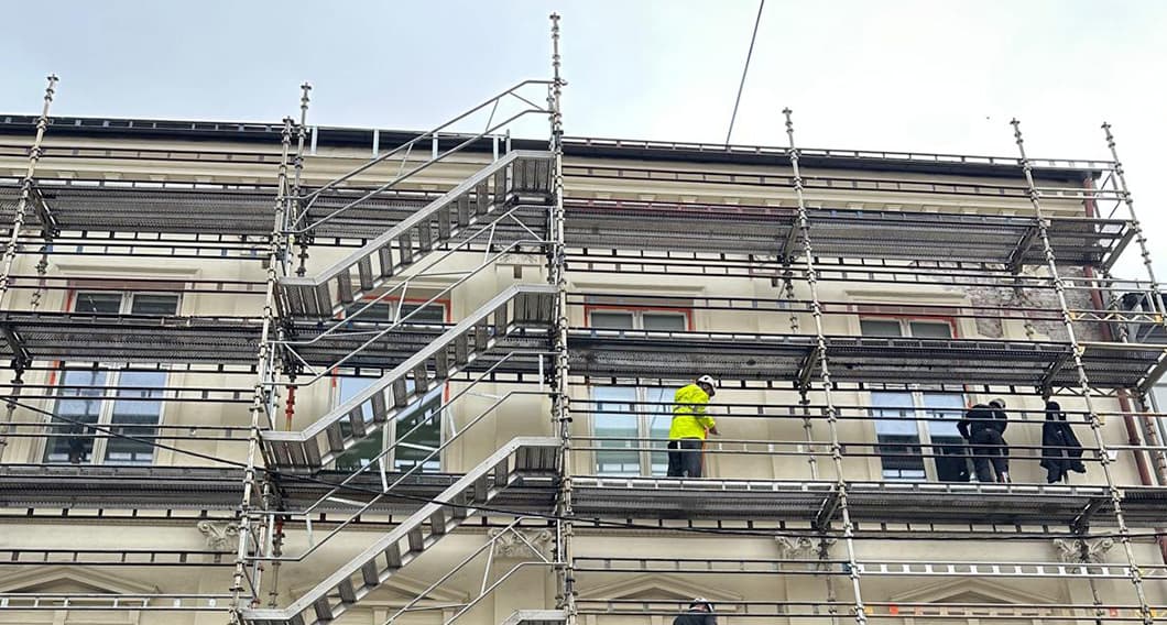 Møllergata 38 under arbeid