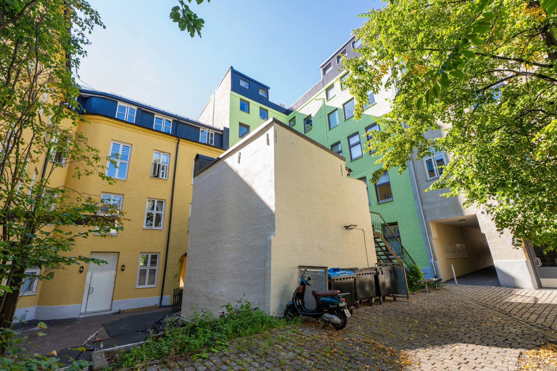 Stallbygningen i bakgården til Rosteds gate 7