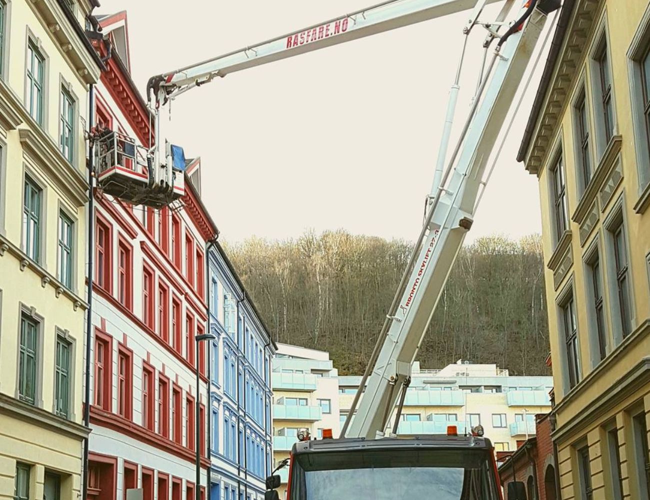 Snøfjerning fra tak